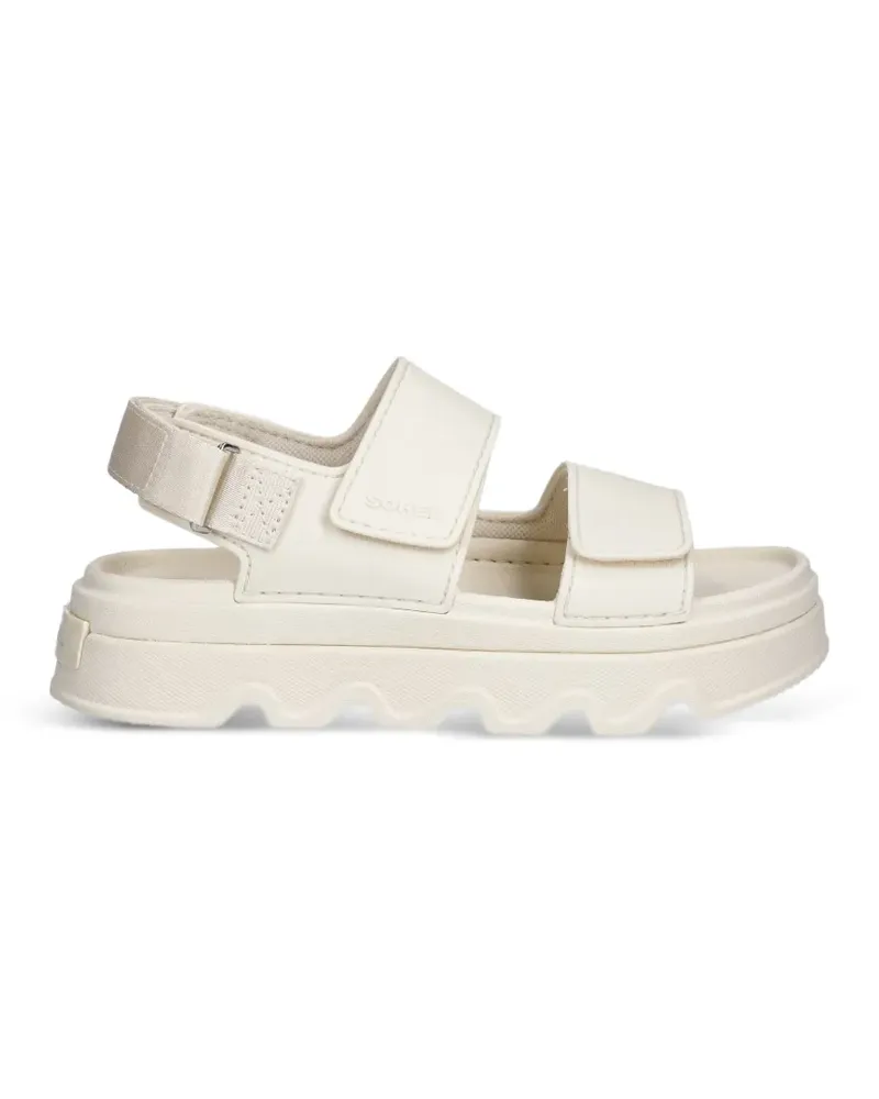 Sorel Plateau-Sandalen mit Klettverschluss - Weiß Weiß