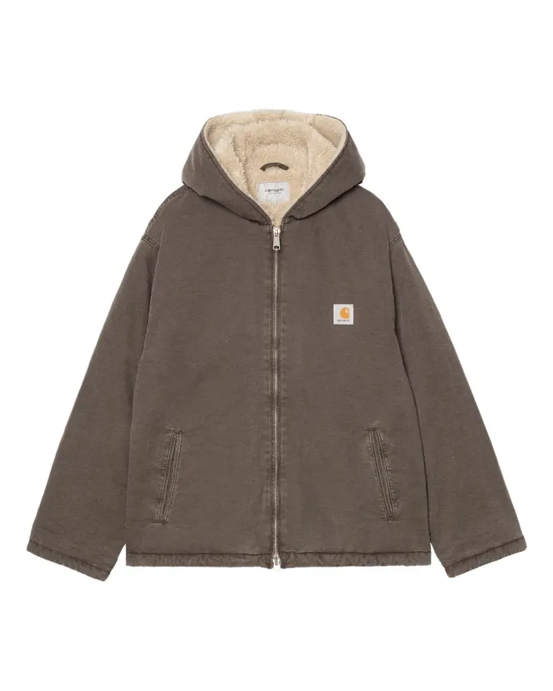 Carhartt WIP Kapuzenjacke mit Reißverschluss - Grau Grau