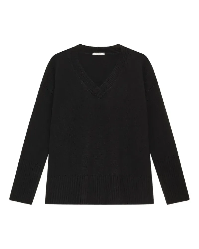 Maliparmi Pullover mit V-Ausschnitt - Schwarz Schwarz
