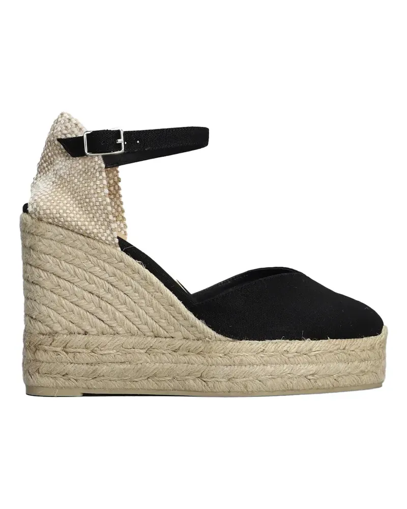 Castañer ankle strap platform espadrilles - Schwarz Schwarz
