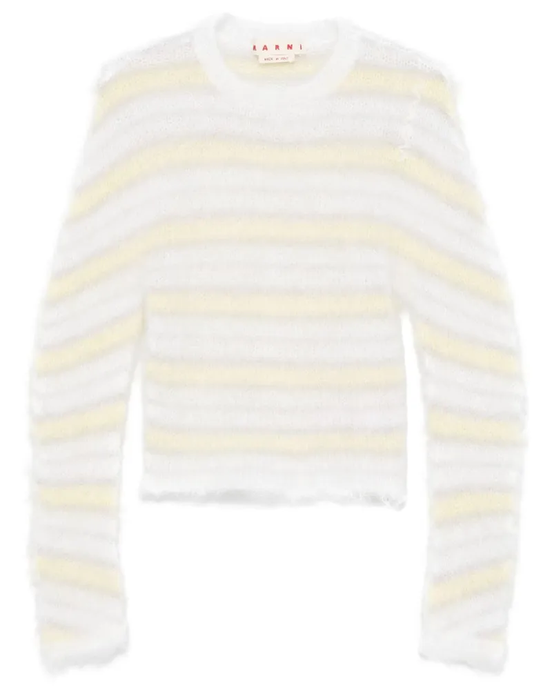 Marni Gestreifter Pullover - Nude Nude