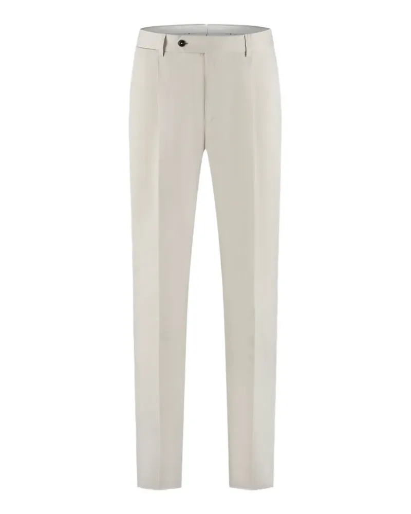 PT TORINO button tailored trousers - Weiß Weiß