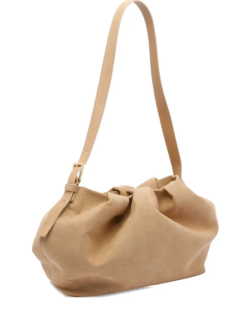 THEMOIRÈ Athena Schultertasche mit Falten - Nude Nude