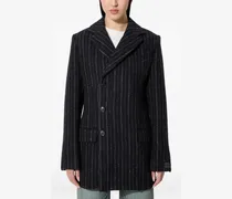 Sakko mit Nadelstreifen - Schwarz