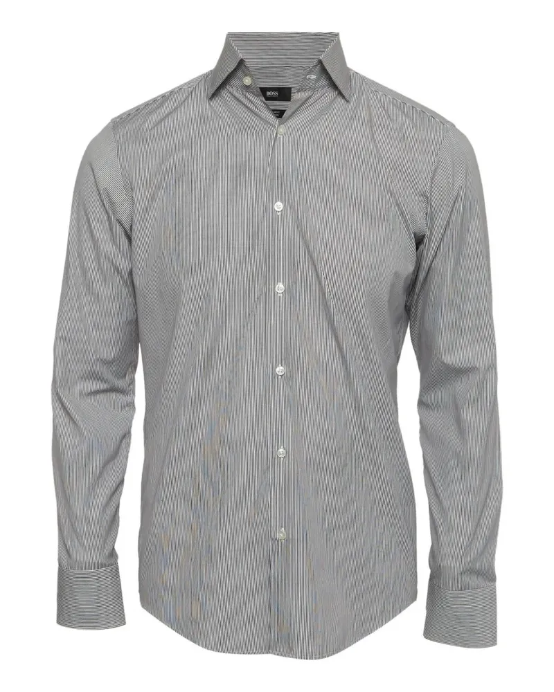 HUGO BOSS striped regular-fit shirt - Weiß Weiß