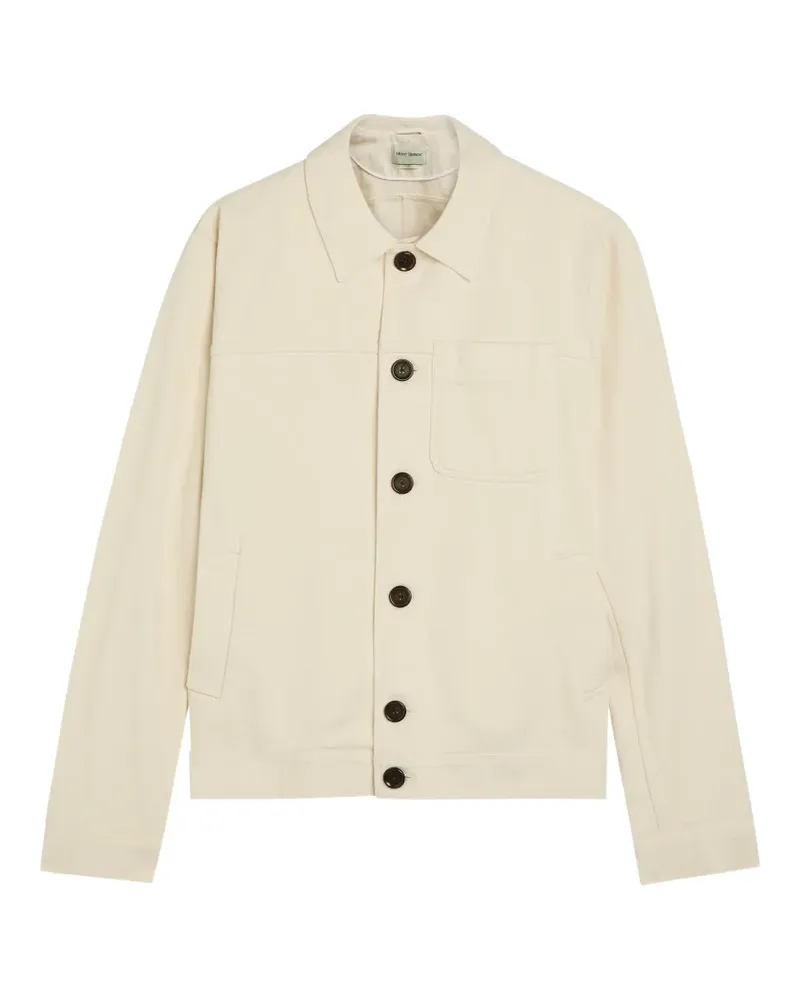 Oliver Spencer Buffalo denim jacket - Nude Nude