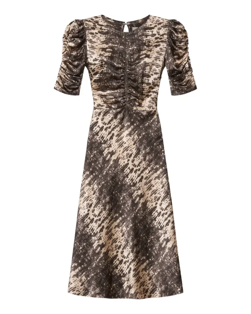 Isabel Marant Lemila Midikleid aus Seide - Nude Nude