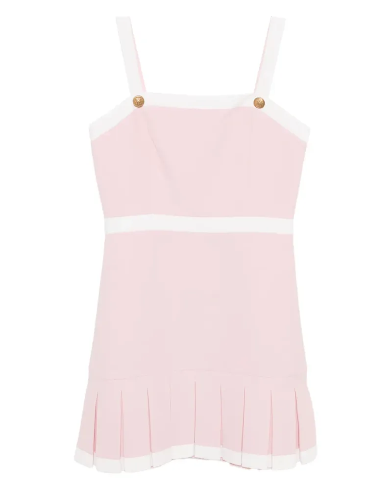 Alice + Olivia Kleid mit eckigem Ausschnitt - Rosa Rosa