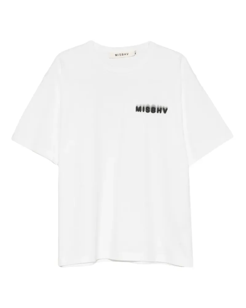 MISBHV logo-print T-shirt - Weiß Weiß