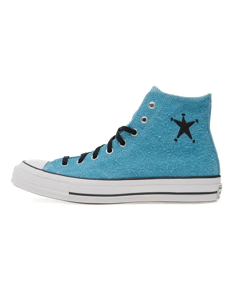 Converse x Stussy Chuck 70 star-detail high-top sneakers - Blau Blau