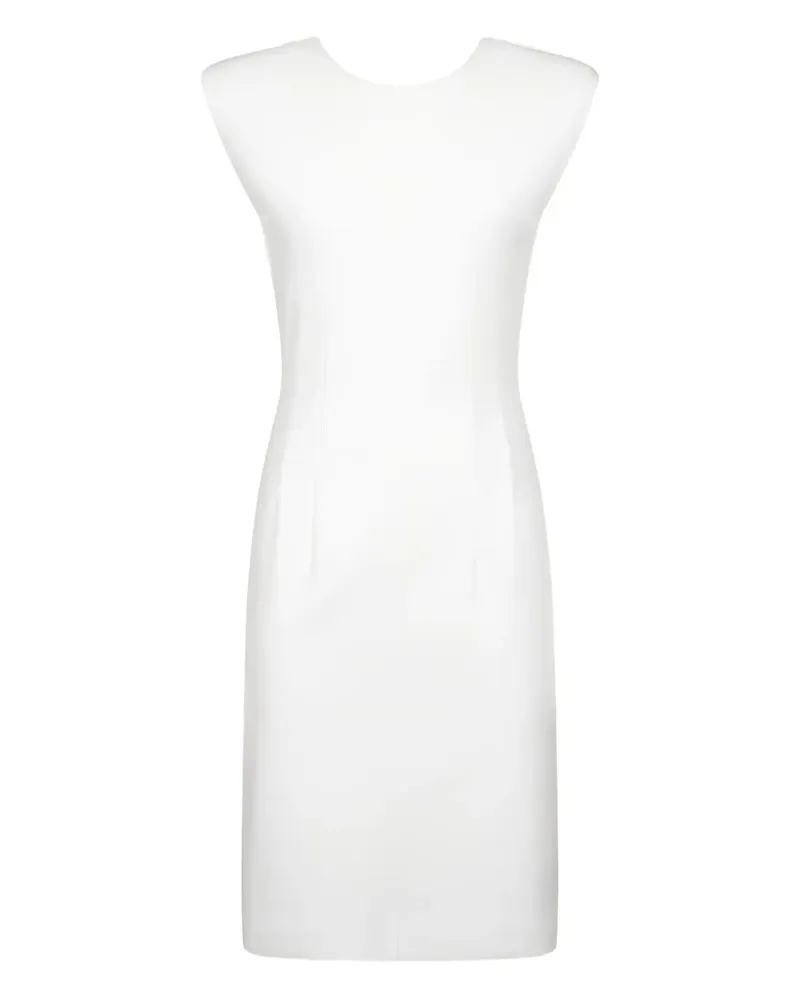 Dondup Midikleid mit Schulterpolstern - Weiß Weiß