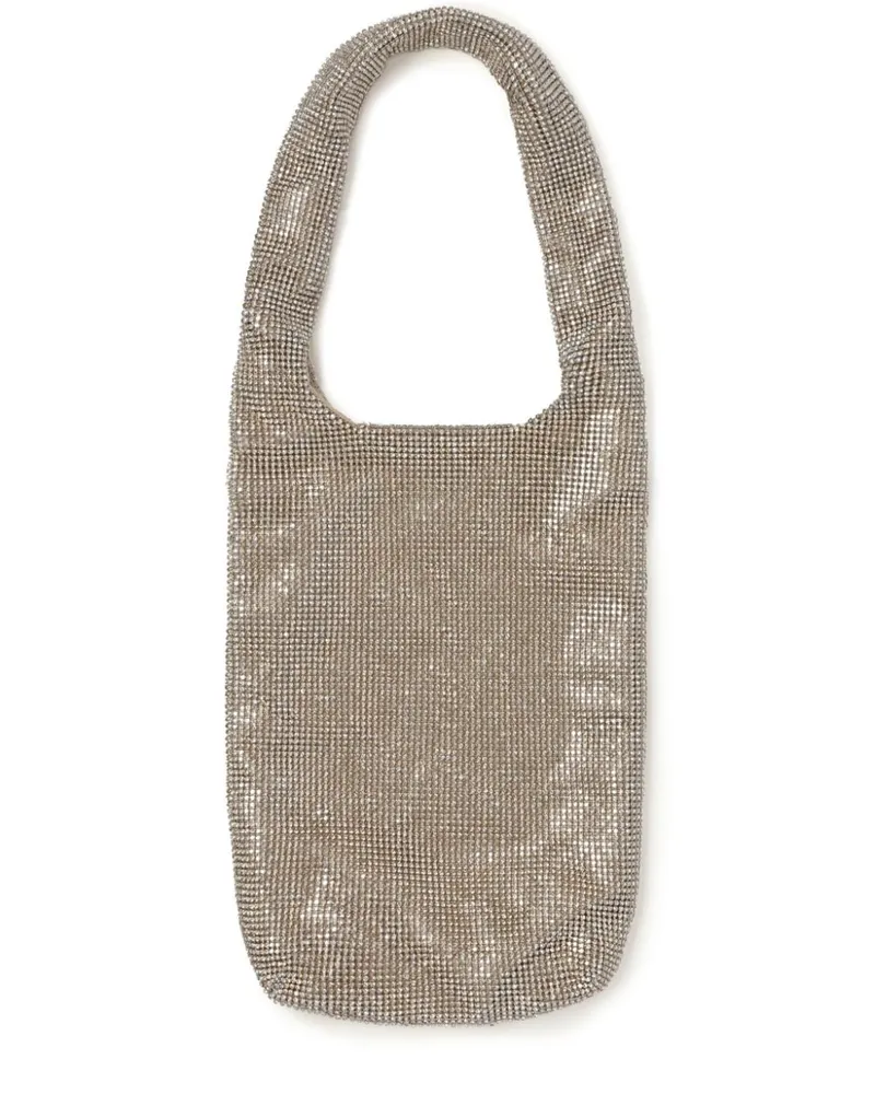 KARA Shopper mit Kristallen - Nude Nude
