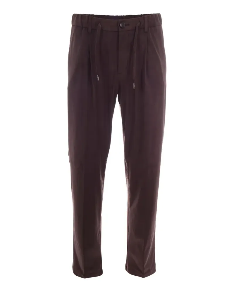Herno Resort drawstring-waist trousers - Braun Braun