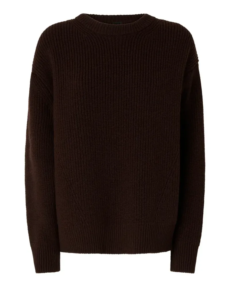 Pinko Gerippter Strickpullover - Braun Braun