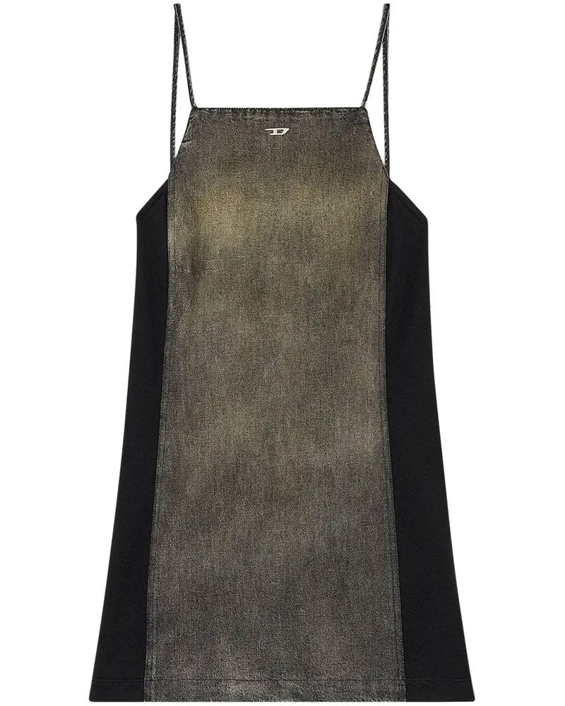 Diesel De-Bety-S Jeanskleid - Schwarz Schwarz