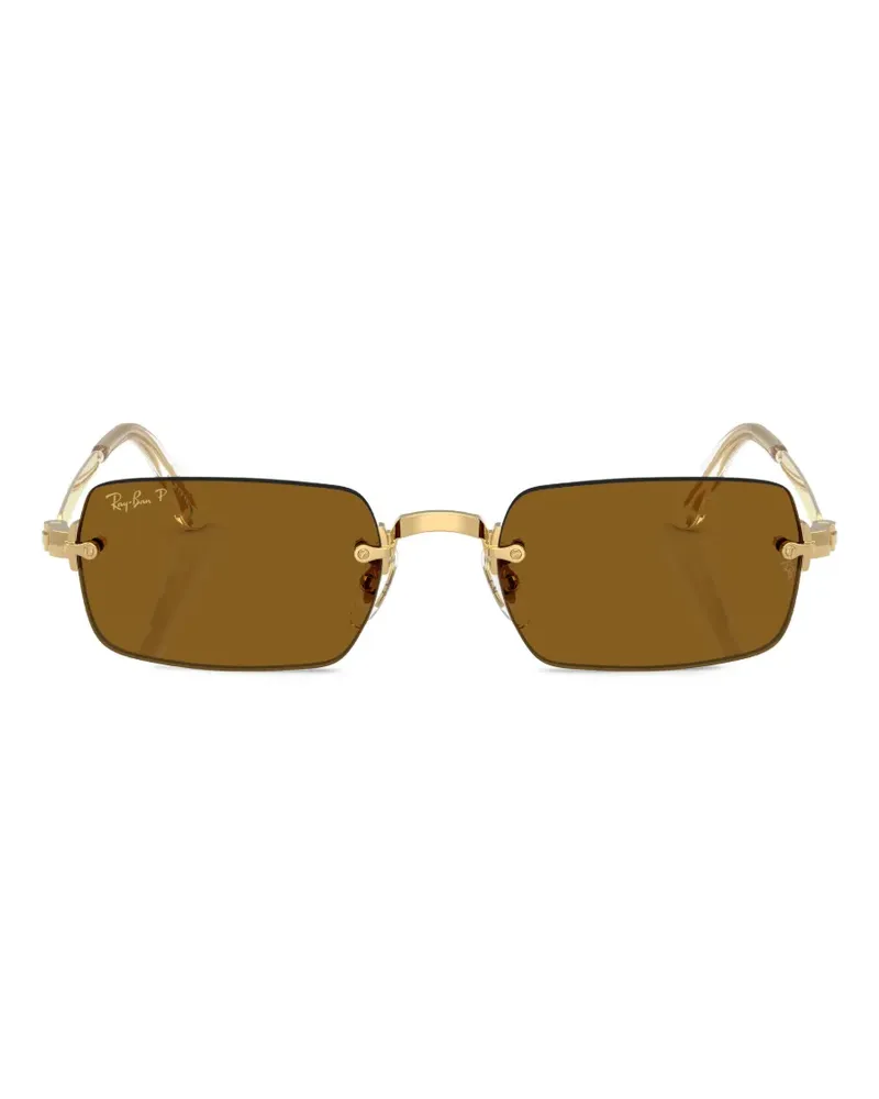 Ray Ban x A$AP Rocky Sonnenbrille mit eckigem Gestell - Gold Gold