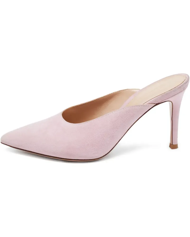 Gianvito Rossi Pre-owned Mules mit spitzer Kappe 80mm - Rosa Rosa
