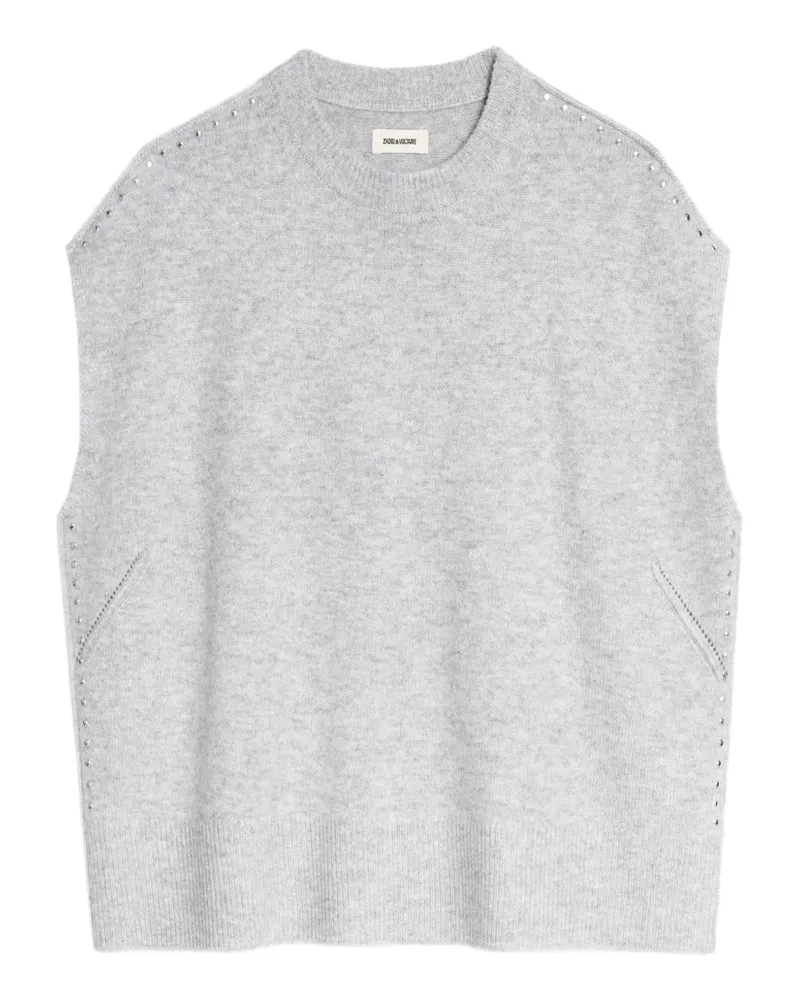 Zadig & Voltaire Verzierter Pullunder - Grau Grau
