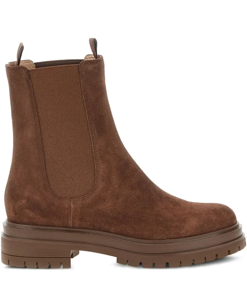 Gianvito Rossi Klassische Chelsea-Boots - Braun Braun