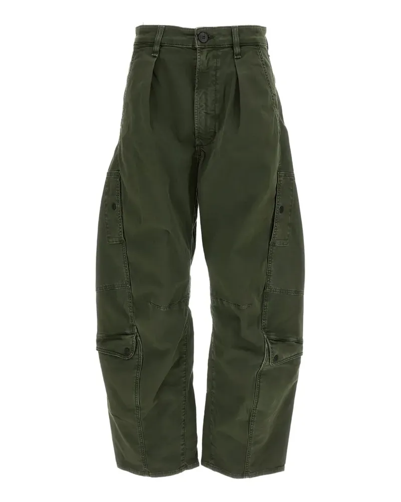 Citizens of humanity Flight pleated-detail barrel-leg cargo pants - Grün Grün