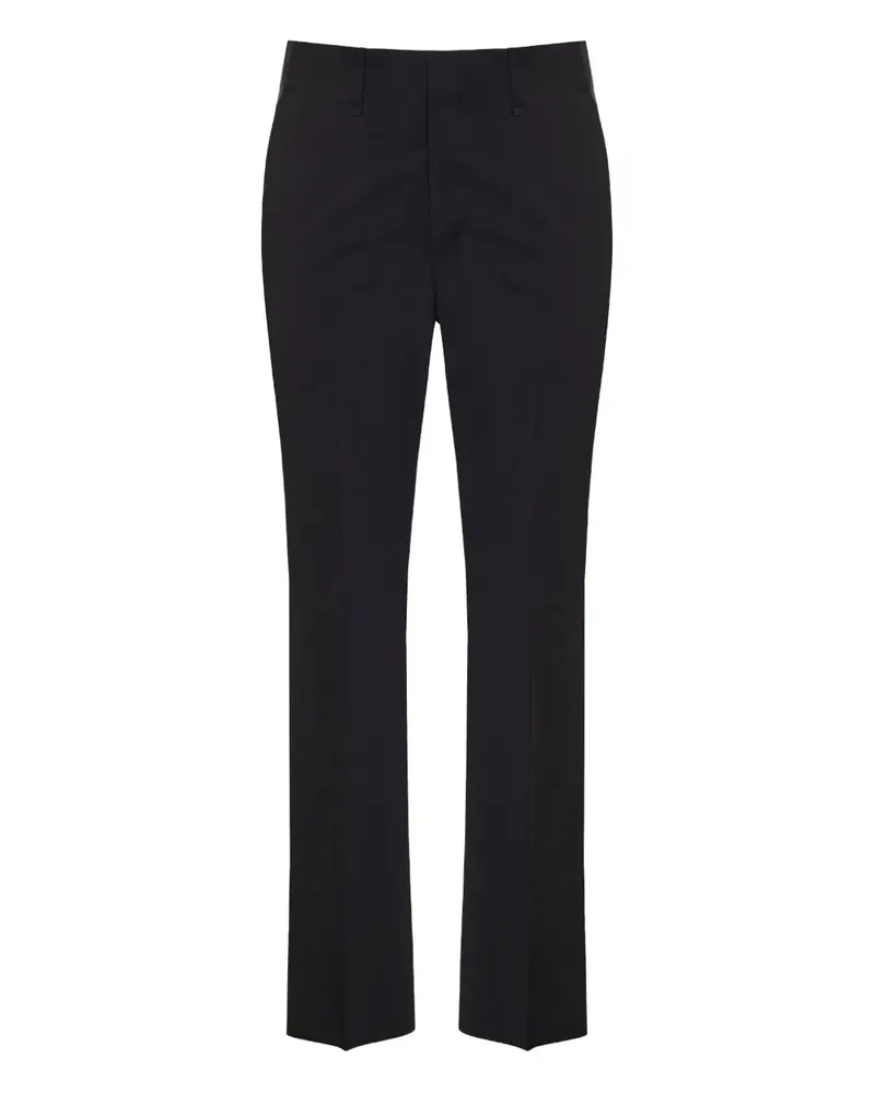 Fendi Wollhose mit Bügelfalten - Blau Blau