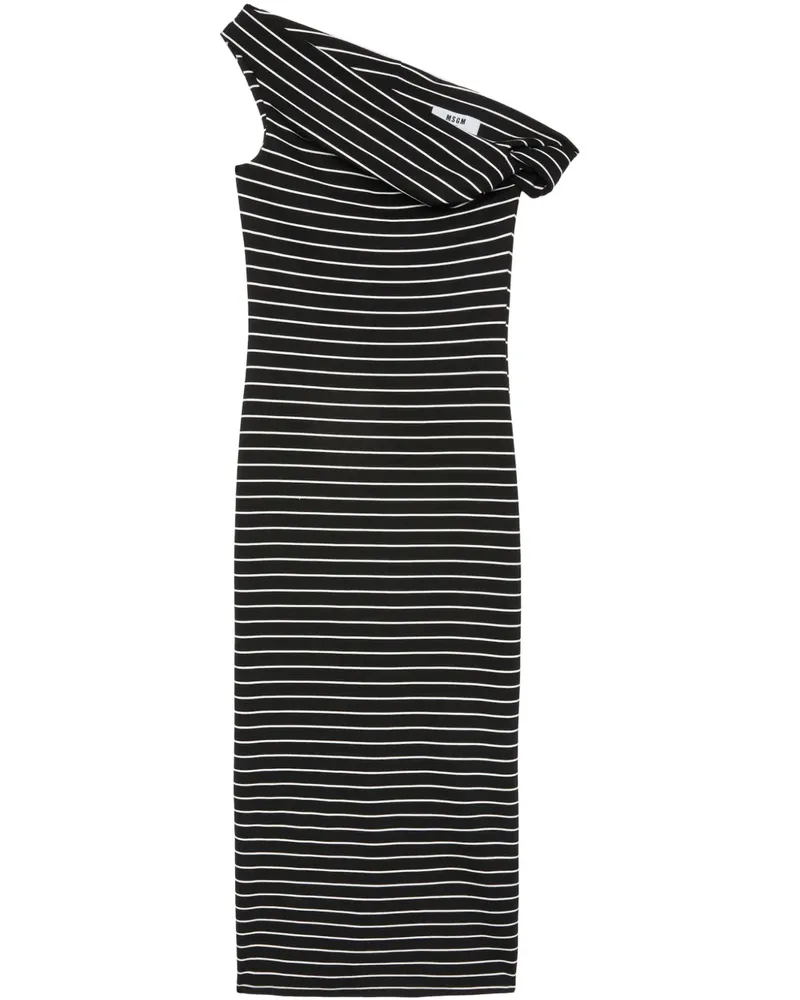 MSGM Kleid mit Knotendetail - Schwarz Schwarz