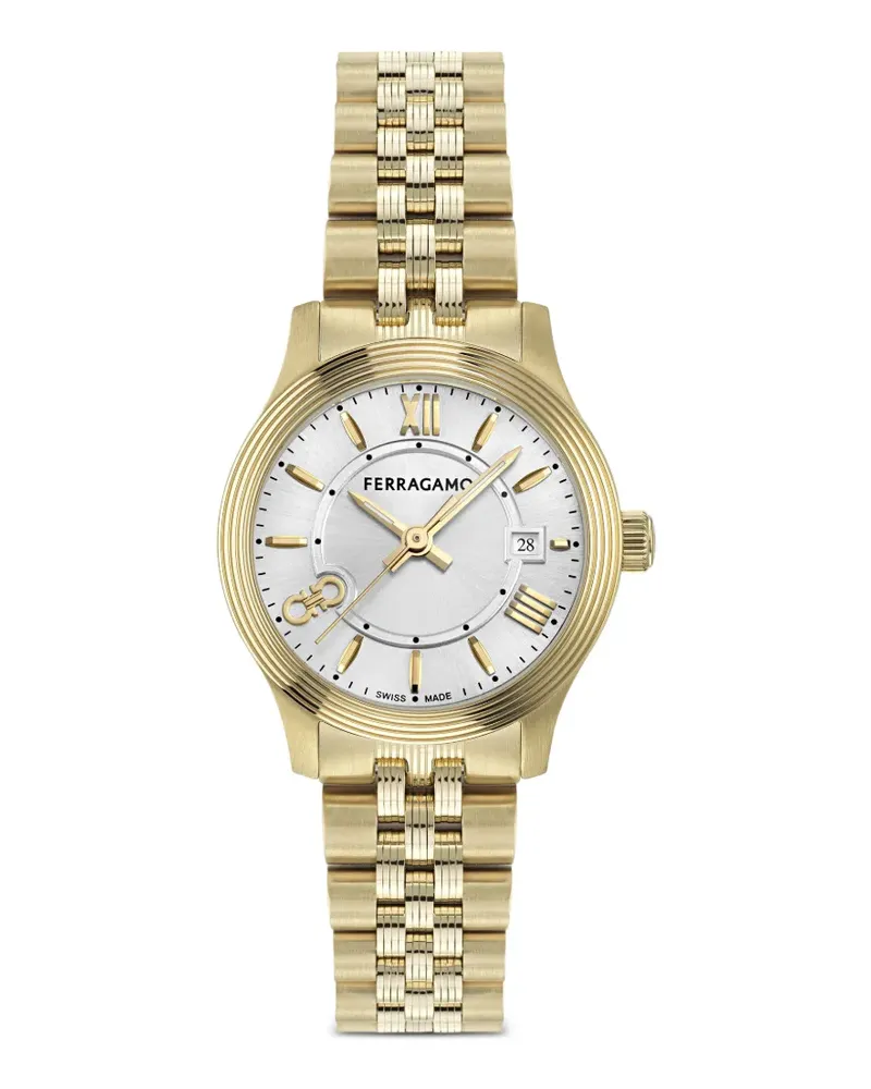 Ferragamo Duo Armbanduhr 28mm - Weiß Weiß