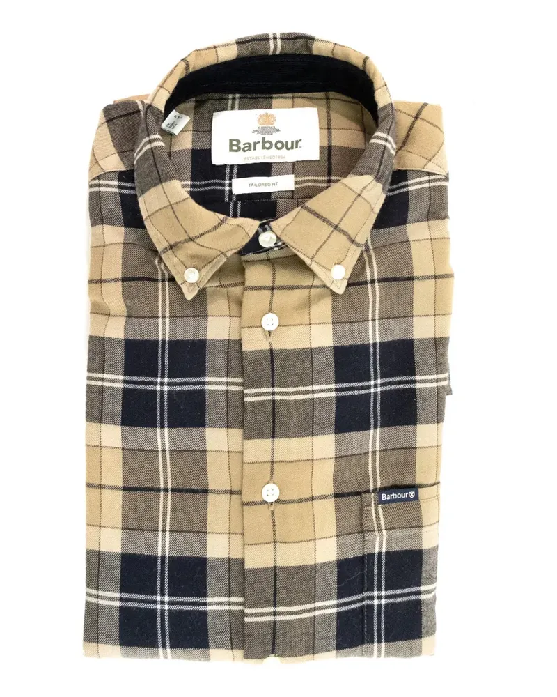 Barbour Kariertes Hemd - Gelb Gelb