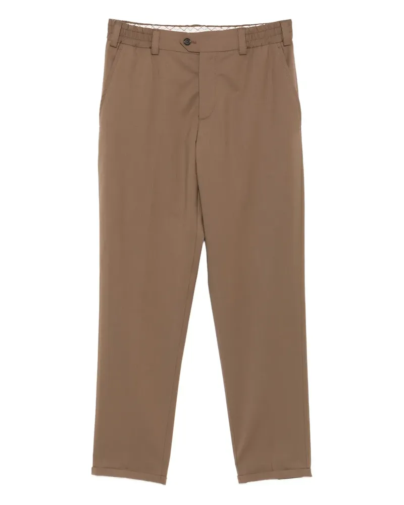 PT TORINO Hose mit elastischem Bund - Braun Braun