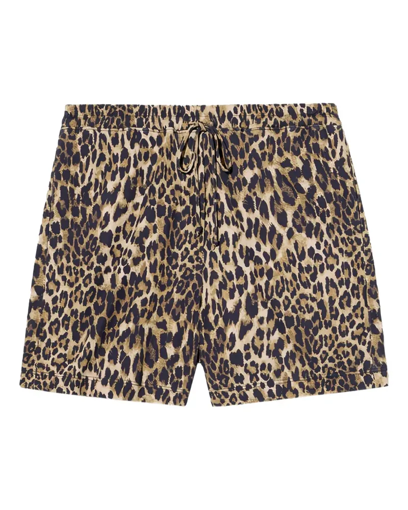 Nili Lotan Shorts mit Leoparden-Print - Nude Nude