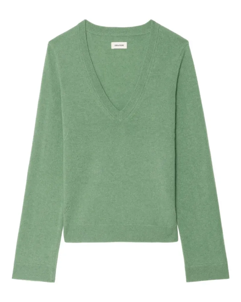 Zadig & Voltaire Pullover mit V-Ausschnitt - Grün Grün
