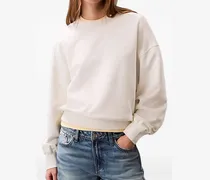 Sweatshirt aus Frottee - Nude