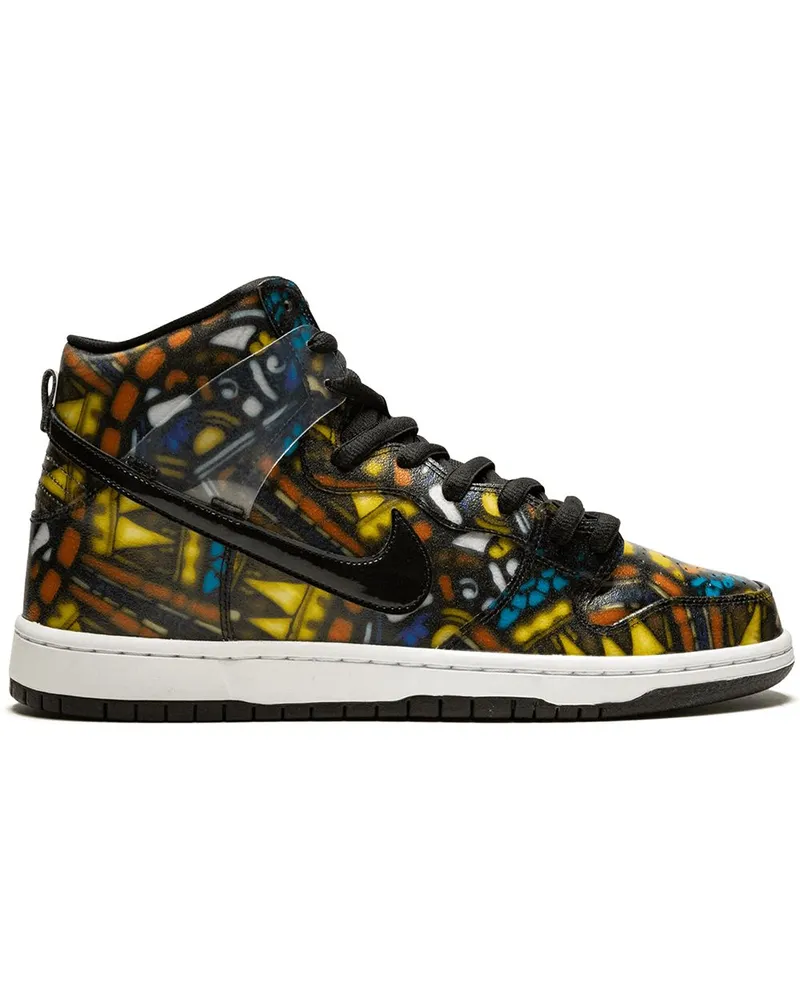 Nike x Concepts 'Dunk Hi Pro SB Concepts Stained Glass Special Box' Sneakers - Schwarz Schwarz