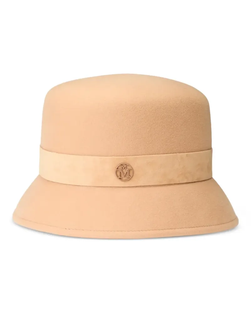 Maison Michel Mini New Kendall Filzhut - Nude Nude