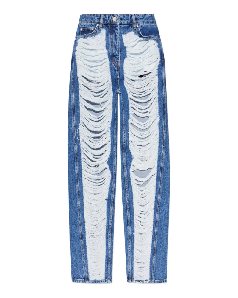 IRO distressed wide-leg jeans - Blau Blau
