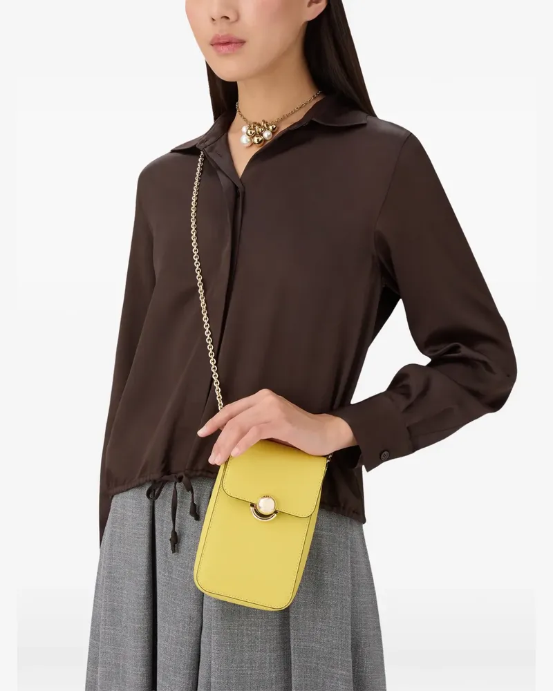 Furla Kleine Vertical Umhängetasche - Gelb Gelb