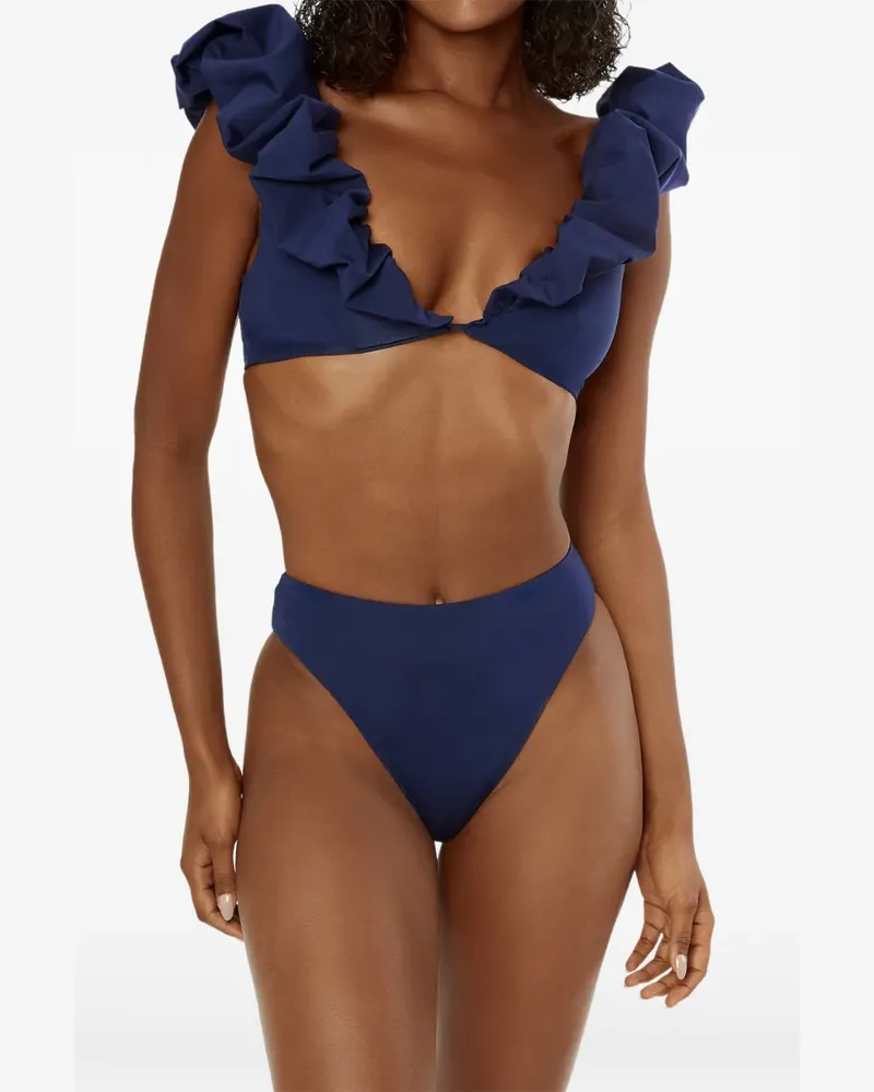 Maygel Coronel Cressa ruffled bikini - Blau Blau