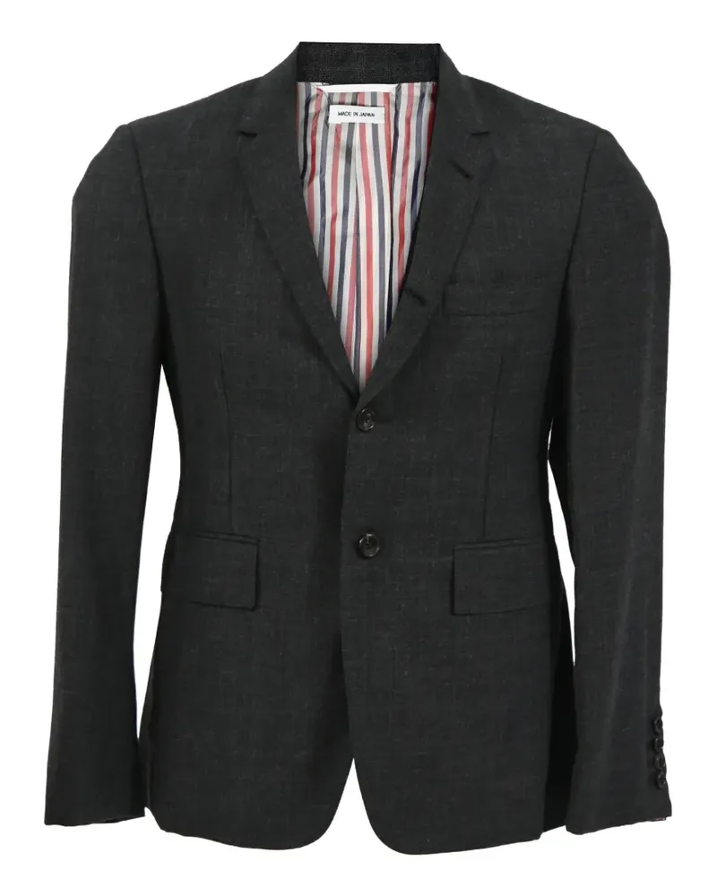Thom Browne single-breasted wool blazer - Grau Grau