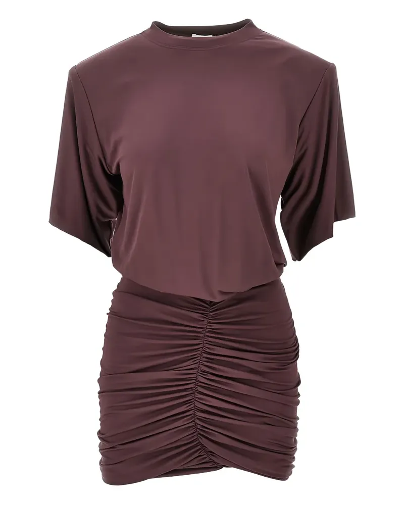 ANDAMANE Lennox ruched mini dress - Violett Violett