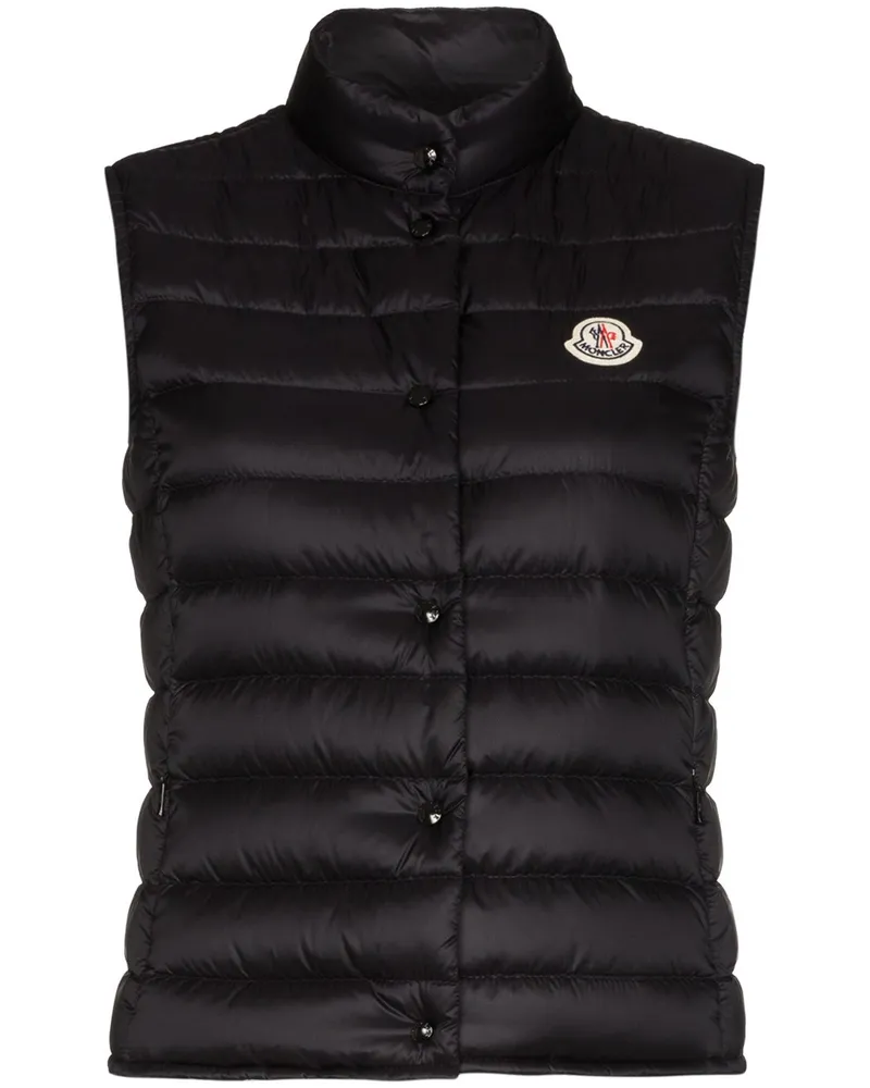 Moncler Gesteppte Weste - Schwarz Schwarz