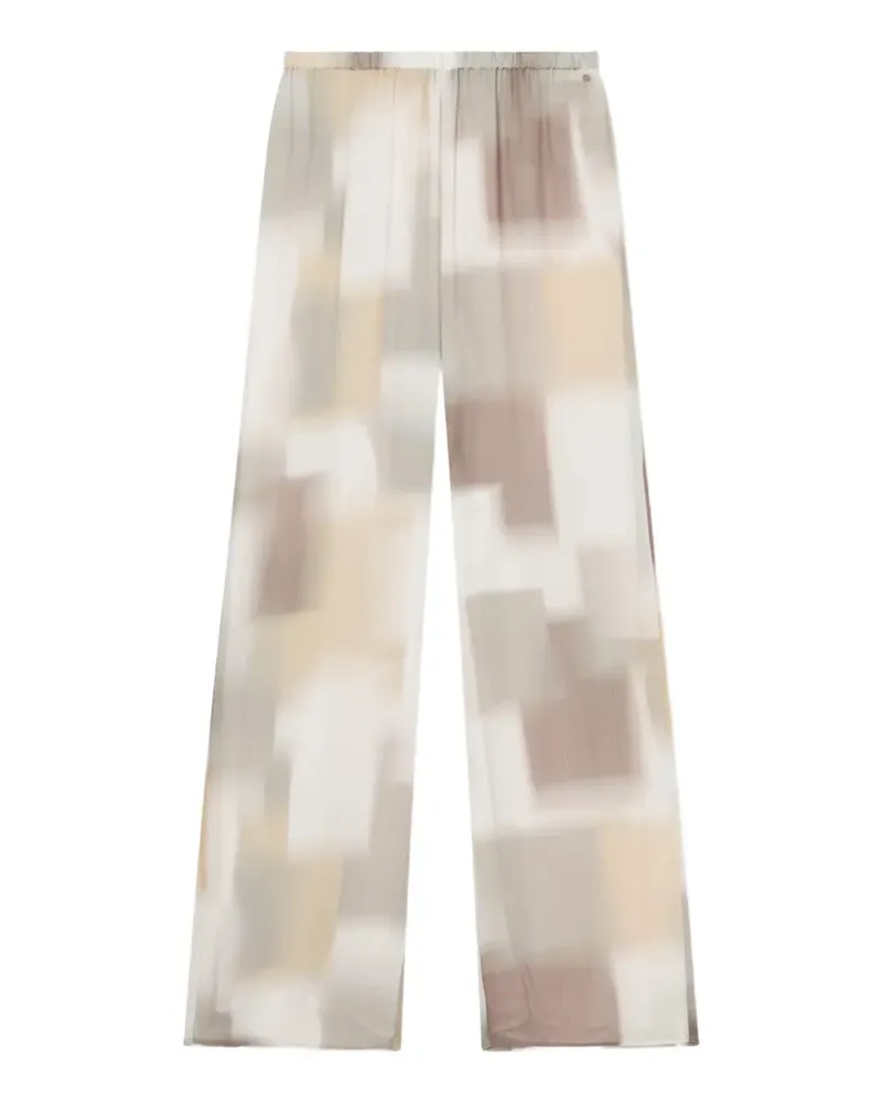 Armani Exchange Hose mit Print - Nude Nude