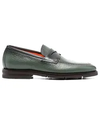 Santoni Klassische Penny-Loafer Grün