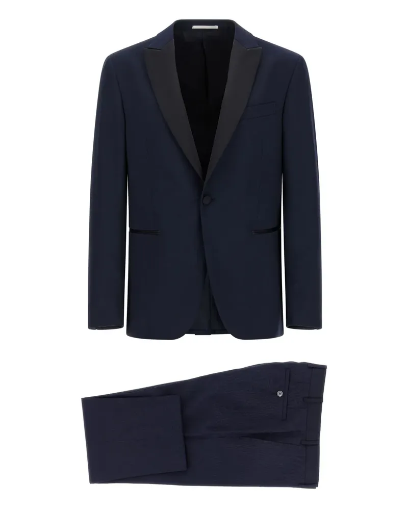 Pal Zileri Cerimonia Anzug mit steigendem Revers - Blau Blau