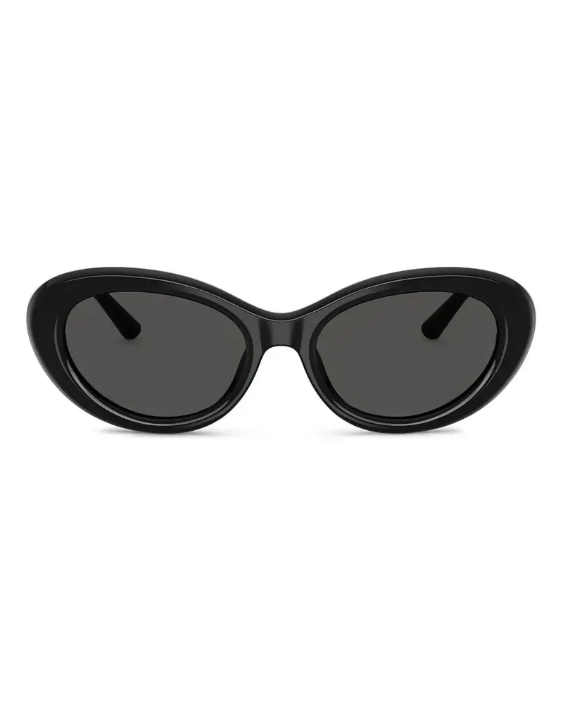Dolce & Gabbana Marlene oval-frame sunglasses - Schwarz Schwarz