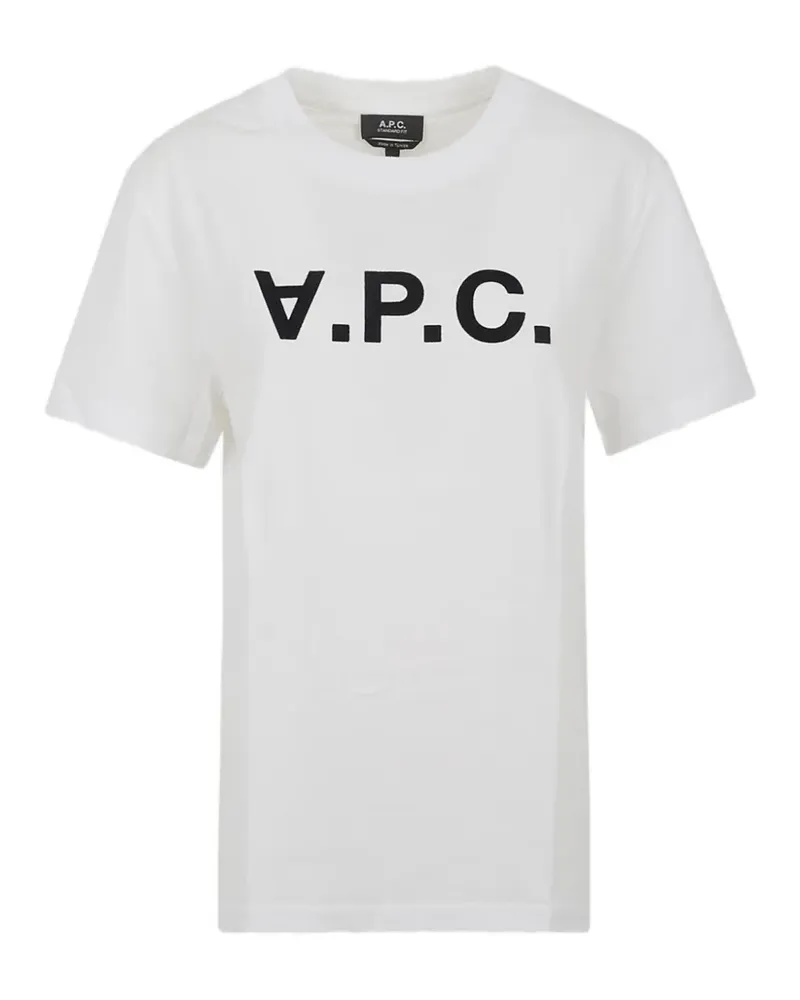 A.P.C. GRAND VPC GOTS crew-neck T-shirt - Weiß Weiß