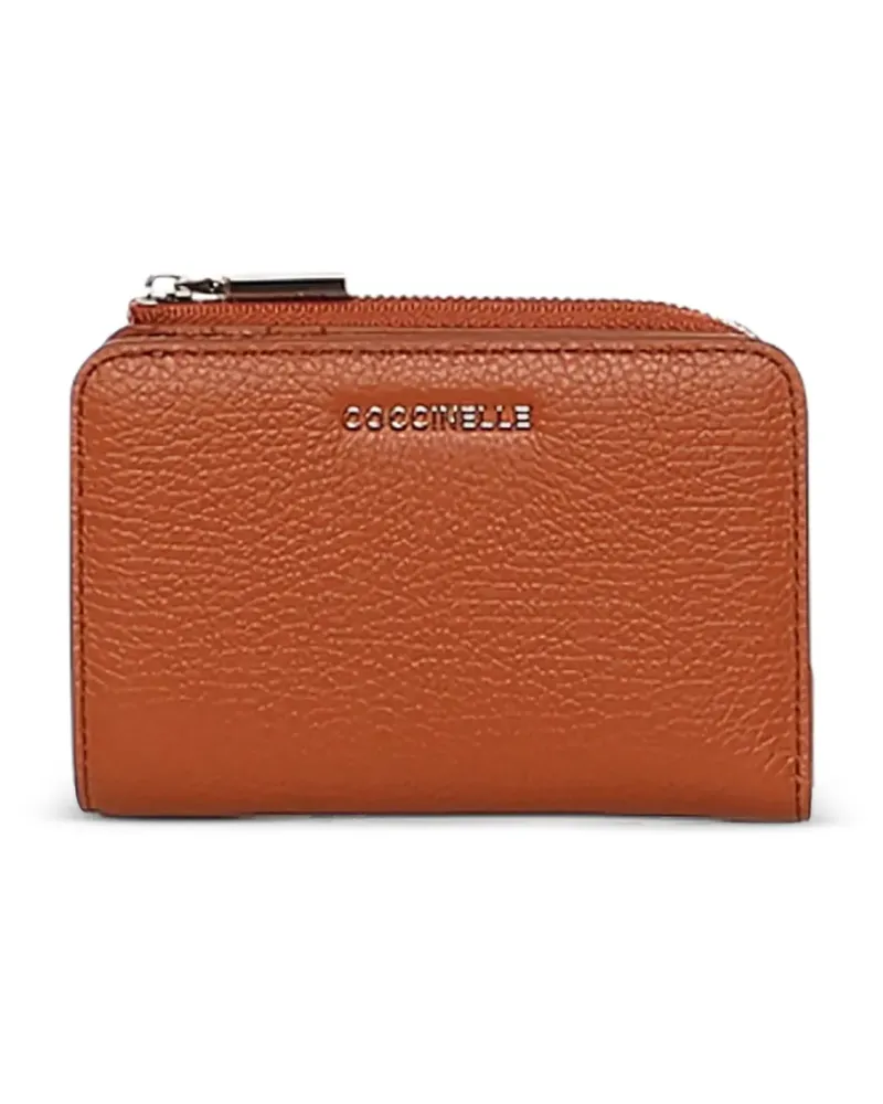 Coccinelle zip leather wallet - Braun Braun