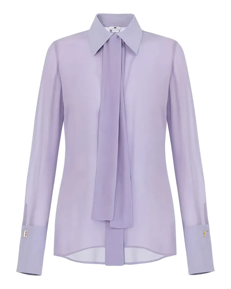 Elisabetta Franchi cufflink blouse - Violett Violett