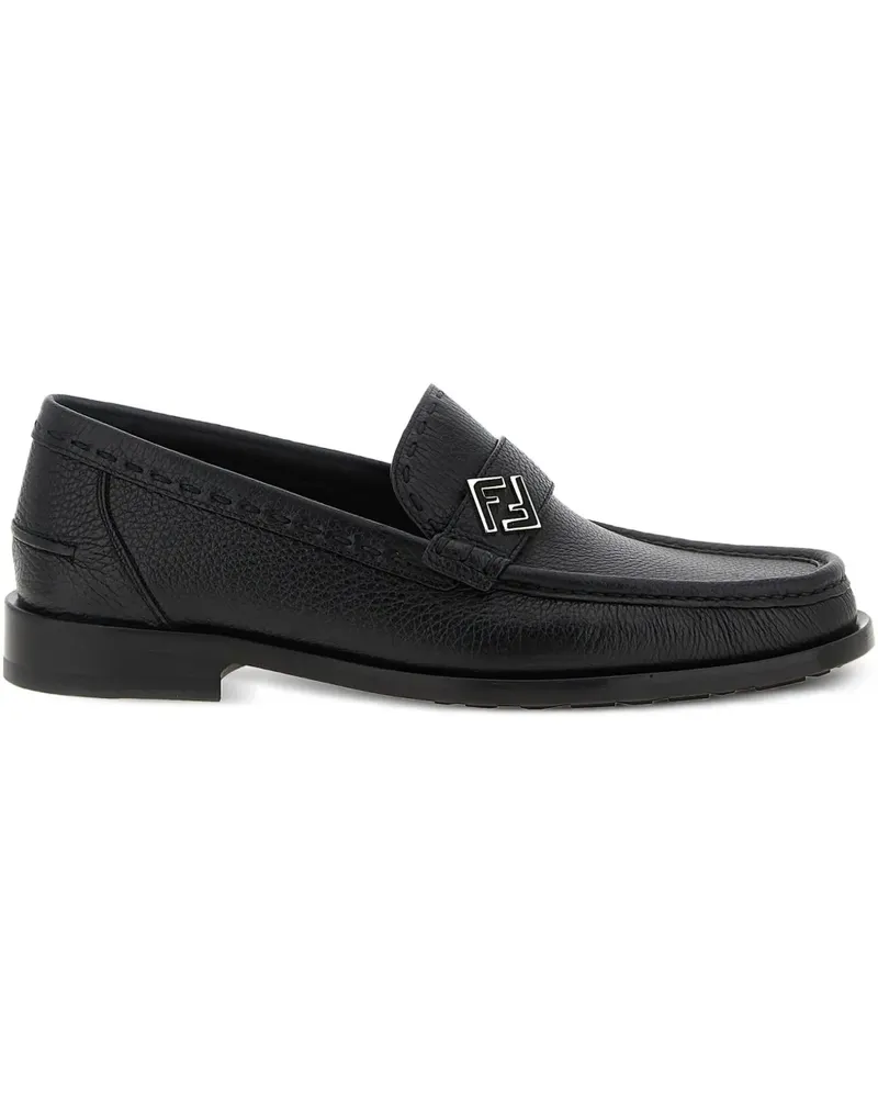 Fendi Loafer mit FF - Schwarz Schwarz