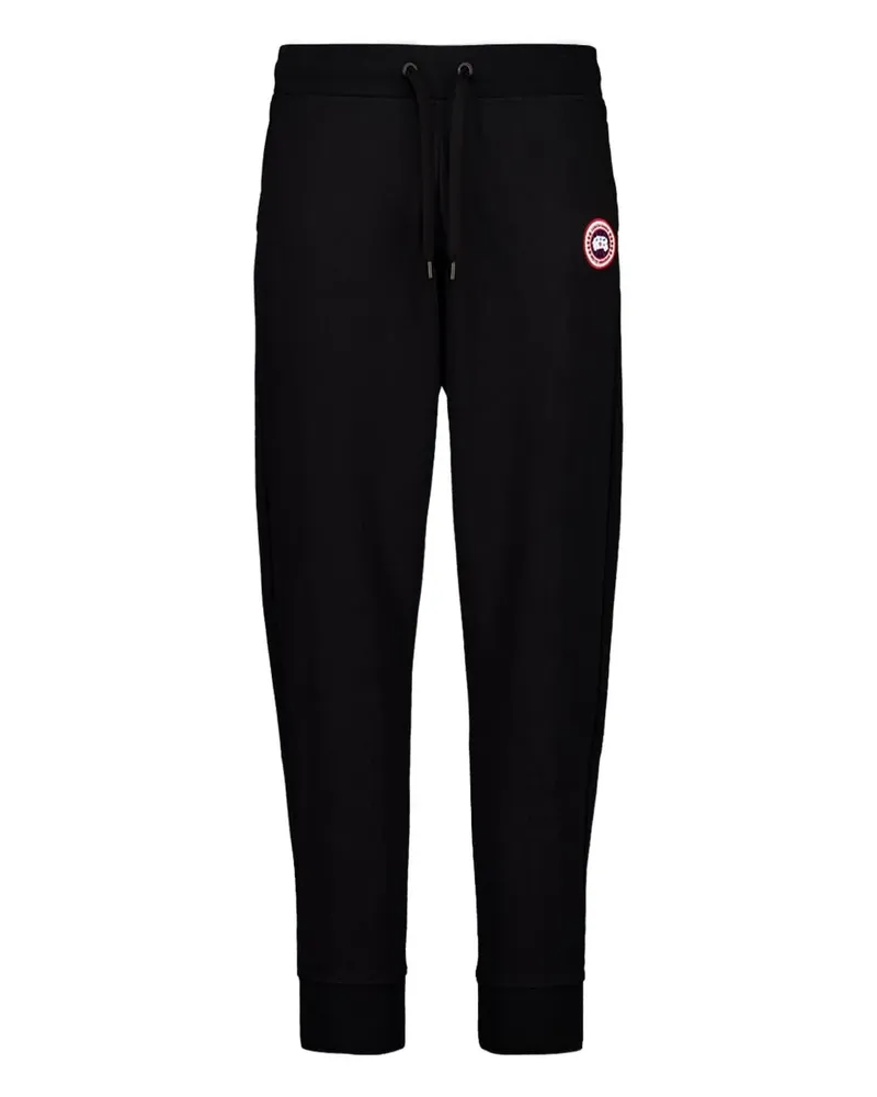 Canada Goose Jogginghose mit Logo-Patch - Schwarz Schwarz