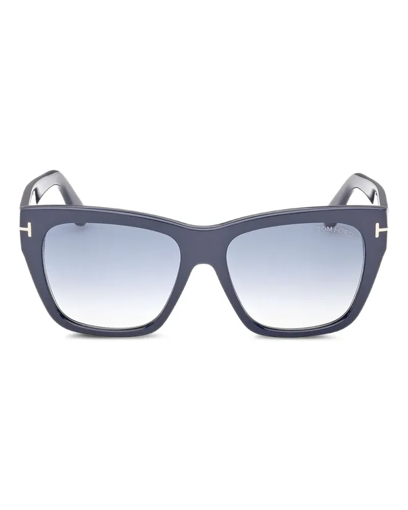 Tom Ford Flynn Sonnenbrille mit eckigem Gestell - Blau Blau